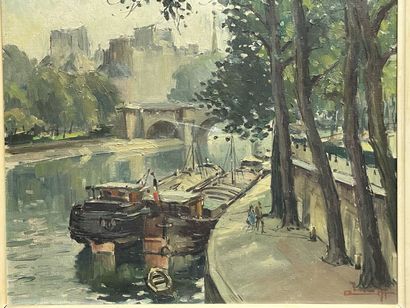 André KRAFFT ( XX°)
Le pont neuf à Paris....