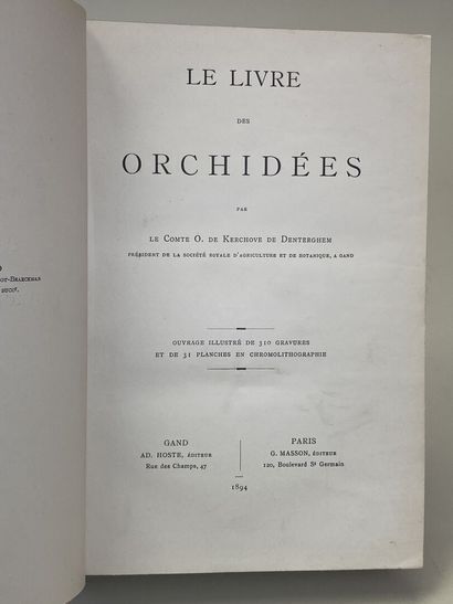 KERCHOVE DE DENTERGHEM, Oswald de. - Le Livre...