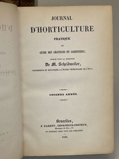 Journal d'horticulture pratique de la Belgique...