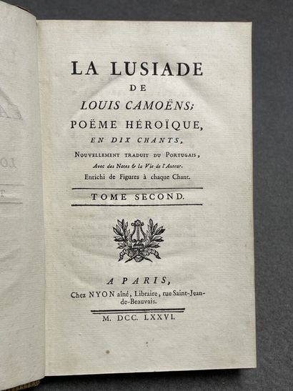 Louis CAMOENS
La Lusiade, Poème héroïque...