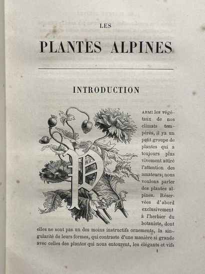VERLOT, Bernard. - Les Plantes Alpines. Choix...
