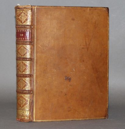BOILEAU-DESPREAUX, Nicolas. - OEuvres diverses......