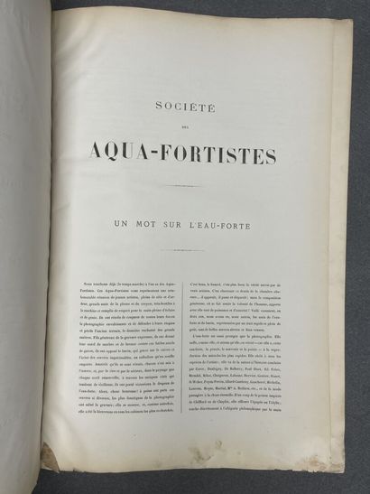 Society of Aqua-Fortists 
Modern etchings...