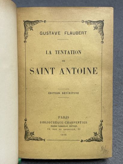 FLAUBERT, Gustave. - La Tentation de Saint...