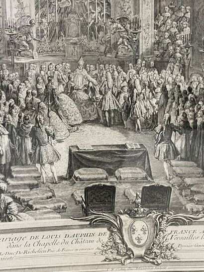 [COCHIN, père & fils]. - Cérémonie du mariage...