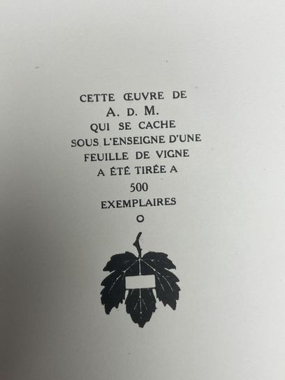 CURIOSA:
CAMIANI
This work by A. D. M., which...