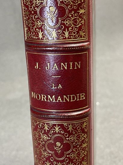 JANIN, Jules. - La Normandie. Illustrée par...