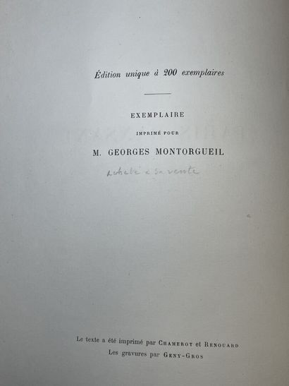 MONTORGUEIL Georges
Paris Dansant. 
Illustrations...
