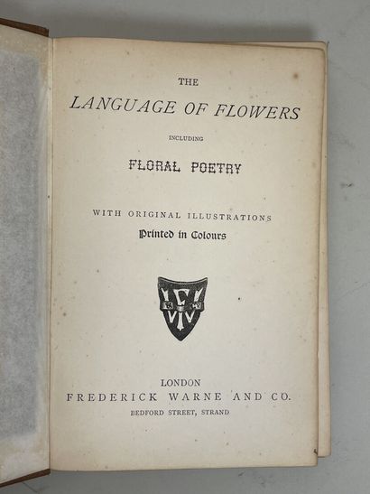 [LANGAGE DES FLEURS] BURKE, Mrs. L. (Anna...