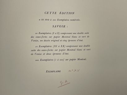 VENISE. Preface by Abel Bonnard and 10 original...
