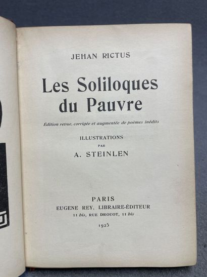 RICTUS, Jehan (Gabriel Randon de Saint-Amand)...