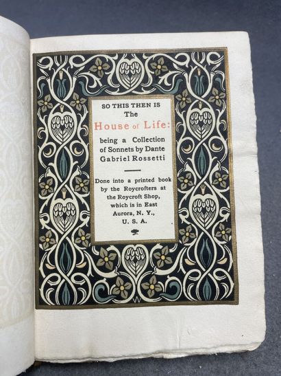 ROSSETTI Dante Gabriel
The House of Life:...