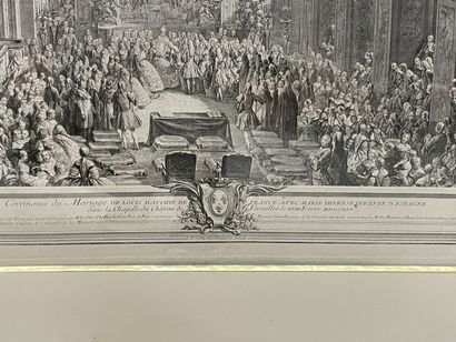 [COCHIN, père & fils]. - Cérémonie du mariage...