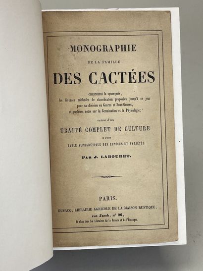 LABOURET, J. - Monographie de la famille...