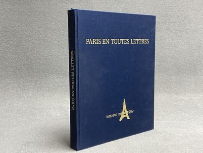 Paris en toutes lettres. illustrated by Dunoyer...