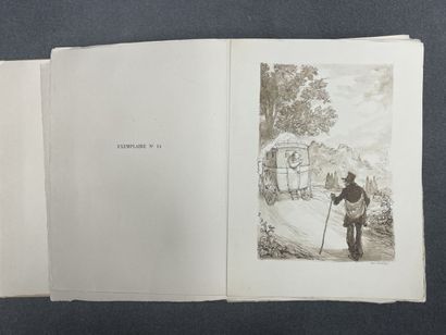 FLAUBERT, Gustave / Eaux-fortes by Ch. HUARD....