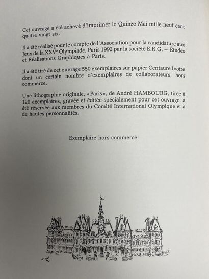 Paris en toutes lettres. illustrated by Dunoyer...