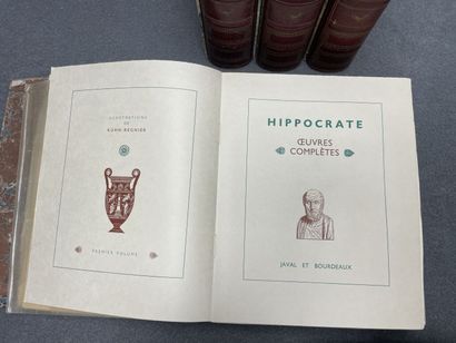 HIPPOCRATE. illustrations by KUHN-REGNIER.
OEuvres...