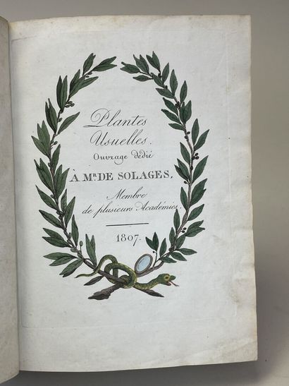 ROQUES, Joseph. - Plantes usuelles, indigènes...