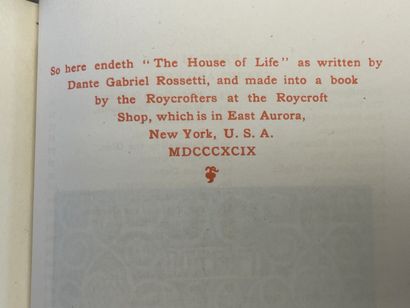ROSSETTI Dante Gabriel
The House of Life:...