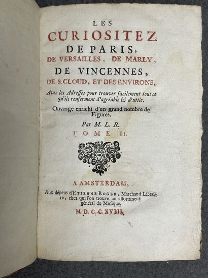 Les curiositez de Paris de Versailles, de...