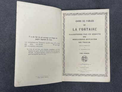 LA FONTAINE (Jean de).
Fable Choisies de...