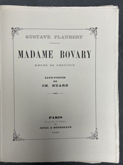 FLAUBERT, Gustave / Eaux-fortes by Ch. HUARD....