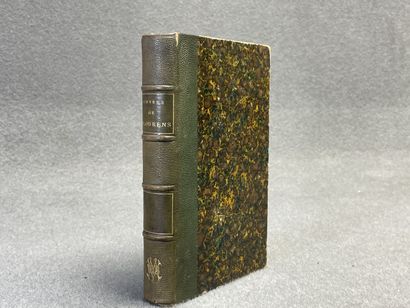 FLOURENS, P. - Des manuscrits de Buffon avec...