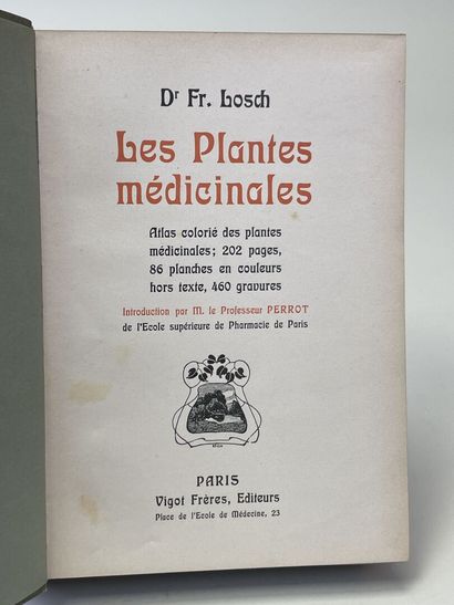LOSCH, Friedrich (docteur). - Les Plantes...