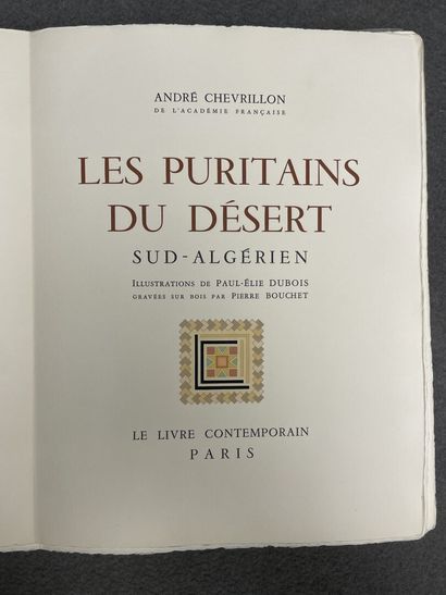 CHEVRILLON André - illus. Paul-Elie DUBOIS....