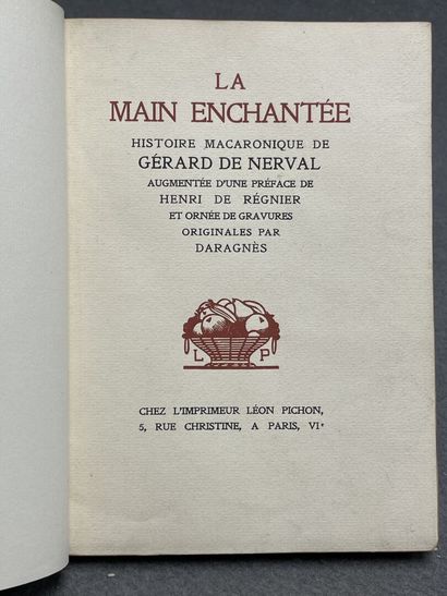 NERVAL Gérard de / DARAGNES 
The enchanted...