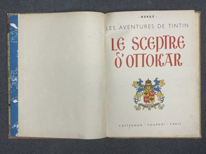 TINTIN: Ottokar's Sceptre. 
Casterman. 1948
Red...