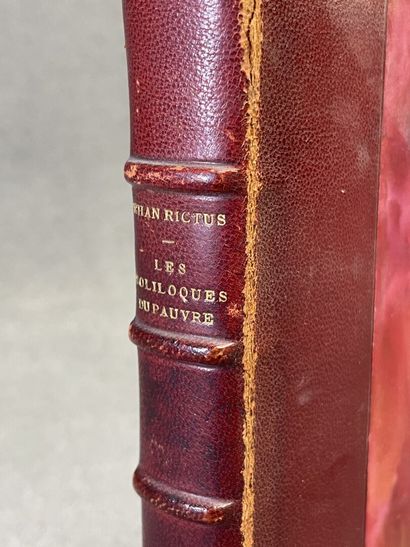 RICTUS, Jehan (Gabriel Randon de Saint-Amand)...