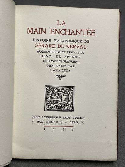 NERVAL Gérard de / DARAGNES 
The enchanted...