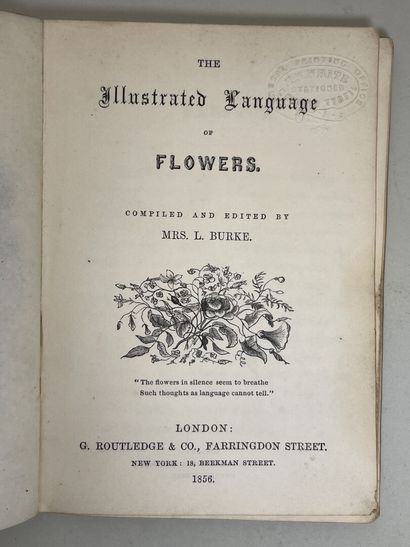 [LANGAGE DES FLEURS] BURKE, Mrs. L. (Anna...