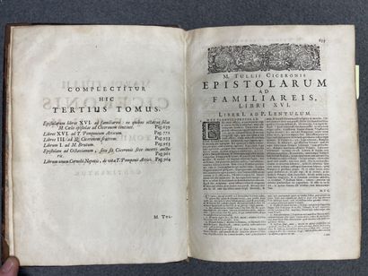 CICERON
Ciceronis opera omnia. 
4 tomes en...