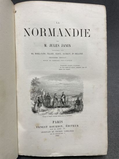 JANIN, Jules. - La Normandie. Illustrée par...
