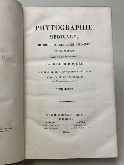ROQUES, Joseph. - Phytographie médicale,...