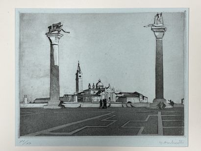 VENISE. Preface by Abel Bonnard and 10 original...
