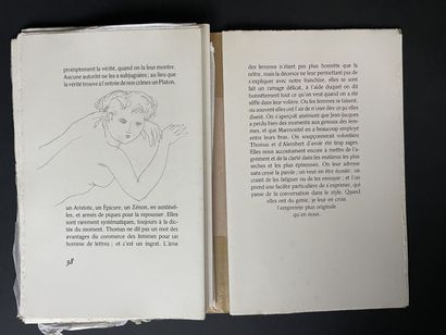 MAX PAPART. Denis DIDEROT.
Sur les Femmes....