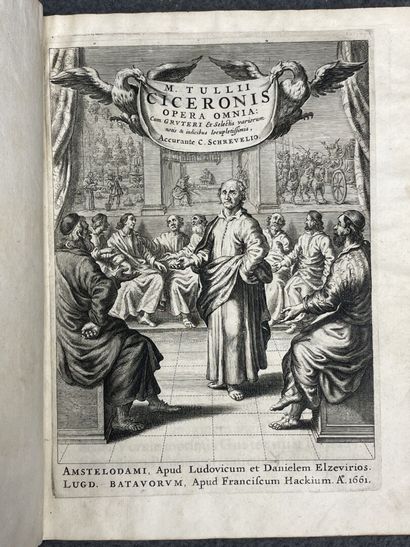 CICERON
Ciceronis opera omnia. 
4 tomes en...