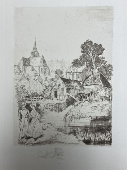 FLAUBERT, Gustave / Eaux-fortes by Ch. HUARD....