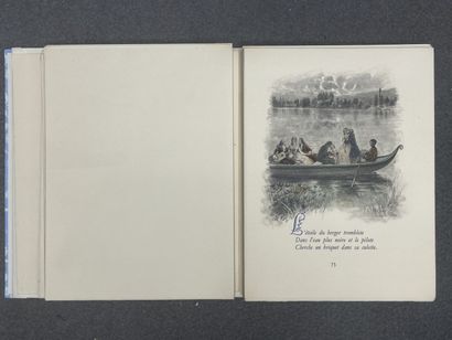 VERLAINE Paul. illust. P. BECAT
Fêtes galantes...