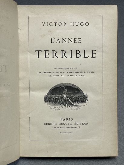 HUGO, Victor. - L'Année terrible.- Paris,...