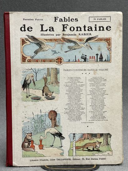 Benjamin RABIER:
-Fables de la Fontaine 1906....