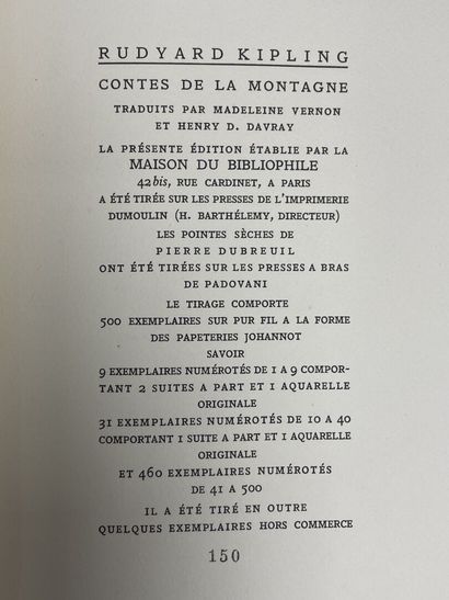 KIPLING Rudyard , illust. Pierre DUBREUIL
Simple...