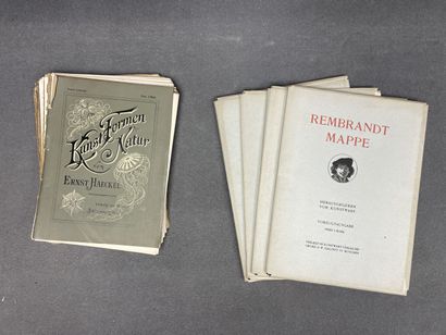 Kunst-Formen magazines, Rembrandt, Meunier,...