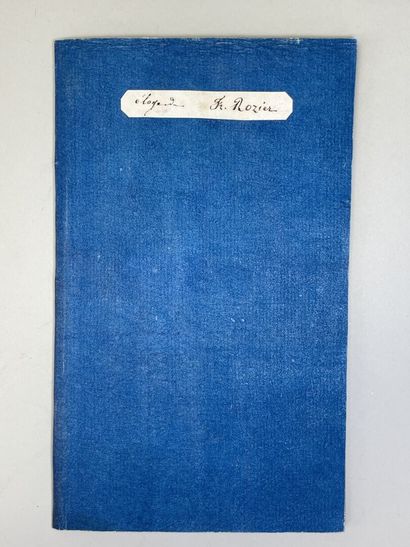 THIEBAUT DE BERNEAUD, Arsenne. - Éloge historique...