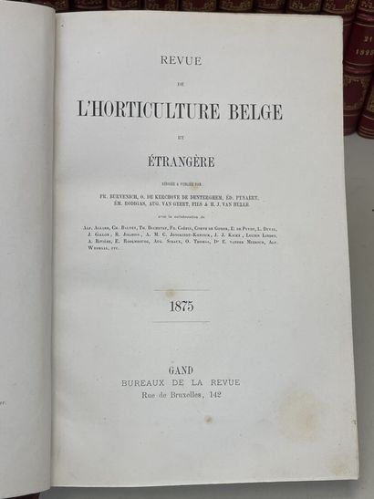 Revue de l'Horticulture belge et étrangère...
