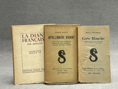 XX° LITERATURE
-Carte Blanche, Jean Cocteau....
